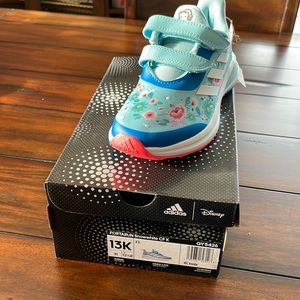 Girls new Adidas Snow White Sneakers. Size 13